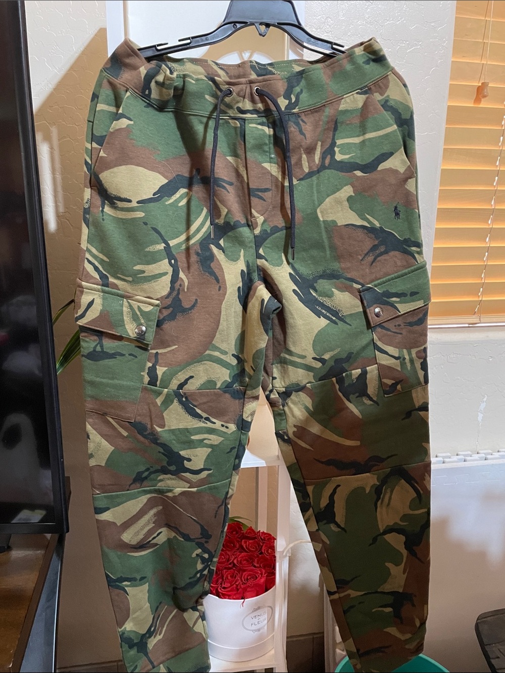 Polo by Ralph Lauren Boys' Camo Cargo Joggers - Green/Brown